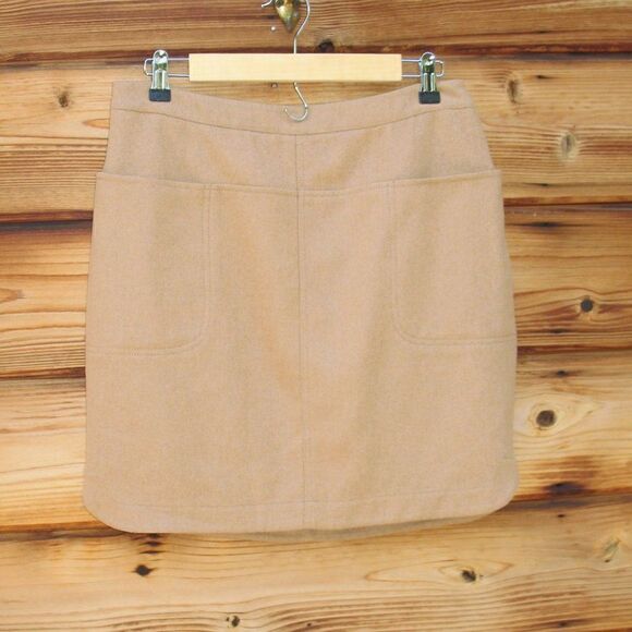 Vineyard Vines Dresses & Skirts - Vineyard Vines Camel Wool Blend Skirt